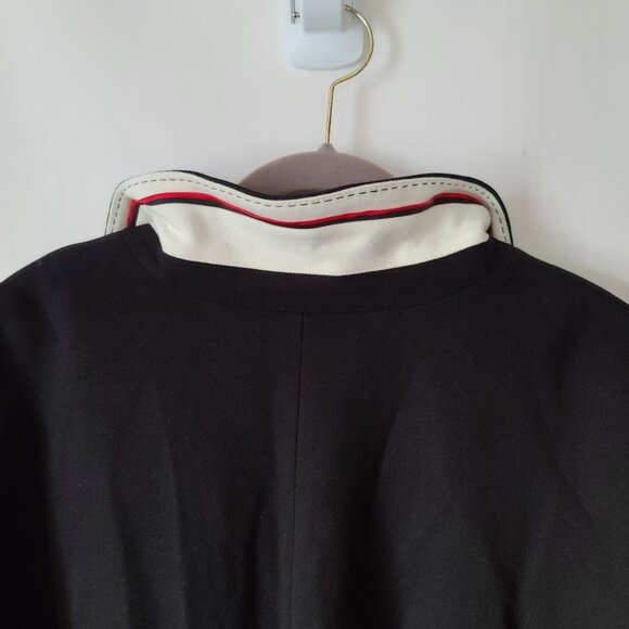 Talbots Aberdeen Pique Knit Pick Stitch Blazer Plus 22W Black Career Preppy NWT - Picture 5 of 8